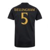 Camisola Real Madrid Bellingham 5 Homen Equipamento 3ª 23/24